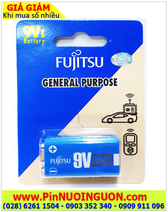 Fujitsu 6F22(B)F-GP _Pin 6F22(B)F-GP, Pin 9v vuông Fujitsu 6F22(B)F-GP General Purpose Carbon Zinc
